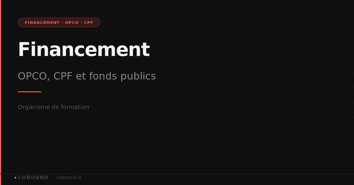 Cobound — financement-of